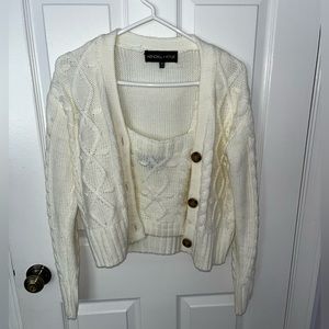 Two piece sweater set